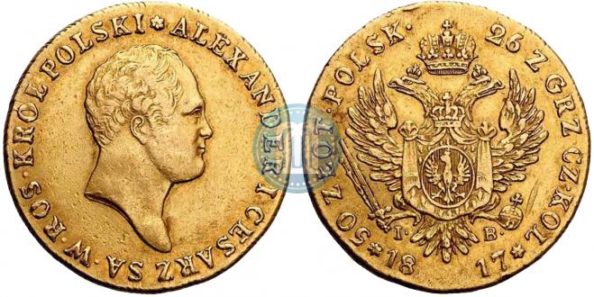 50 złotych 1817 year