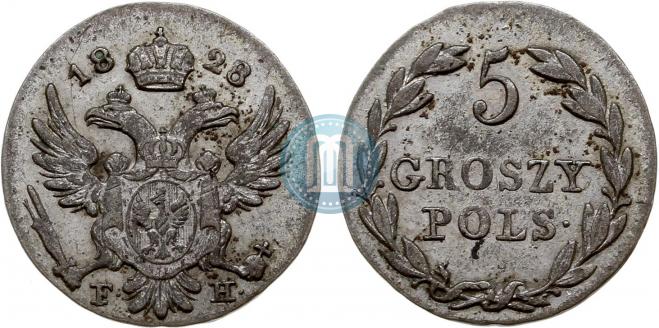5 грошей 1828 года