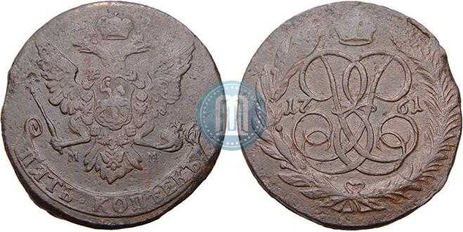 5 kopecks 1761 year