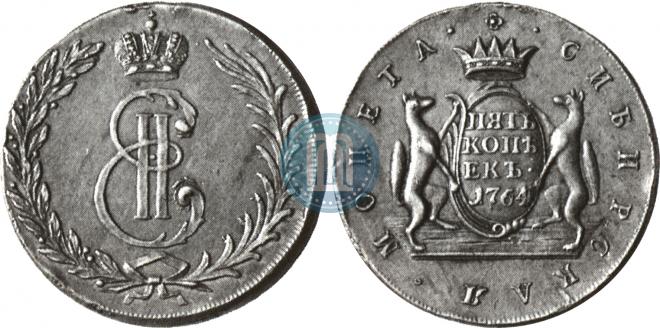 5 копеек 1764 года
