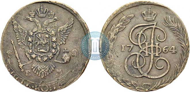 5 kopecks 1764 year