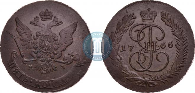 5 kopecks 1766 year