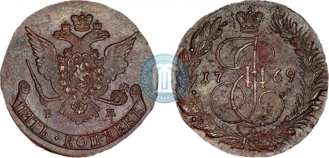 5 kopecks 1769 year