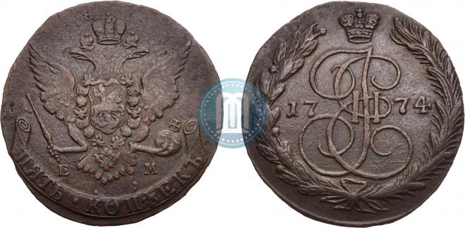 5 kopecks 1774 year
