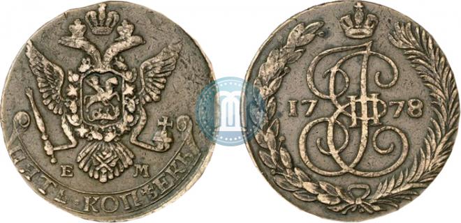 5 kopecks 1778 year