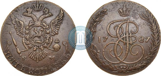 5 kopecks 1787 year