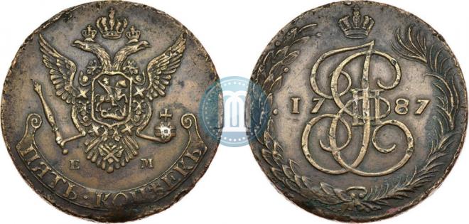 5 kopecks 1787 year