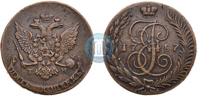 5 kopecks 1787 year