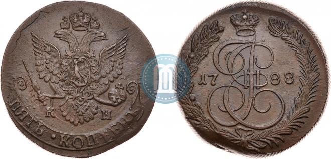 5 kopecks 1788 year
