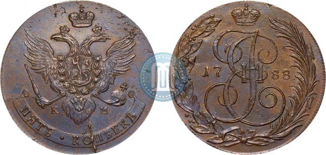 5 kopecks 1788 year