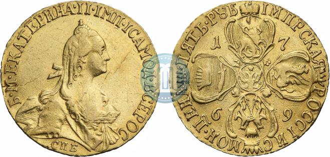 5 рублей 1769 года
