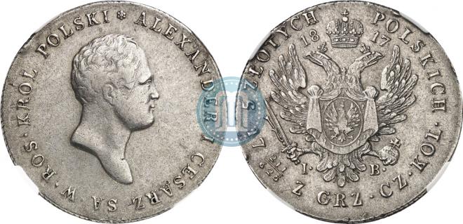5 złotych 1817 year