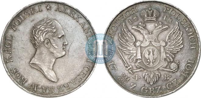 5 злотых 1818 года