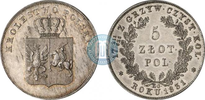 5 злотых 1831 года