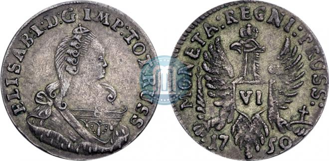 6 грошей 1759 года