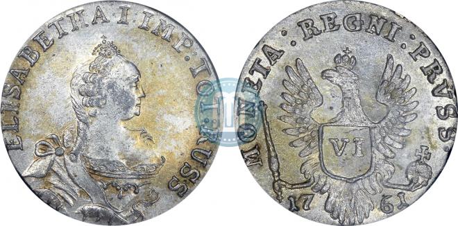 6 грошей 1761 года