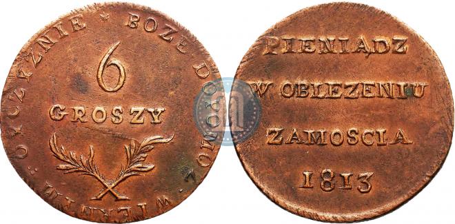 6 грошей 1813 года