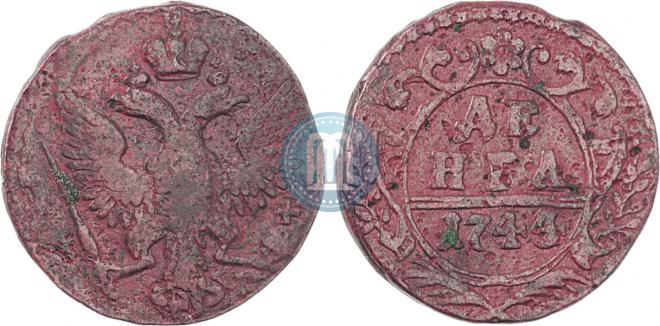 Денга 1744 года