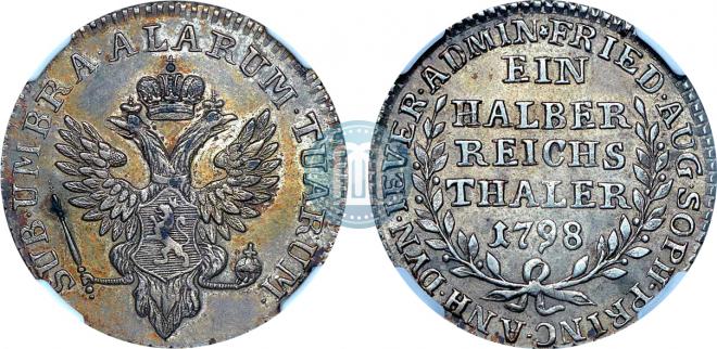 Ein halber reichsthaler 1798 года