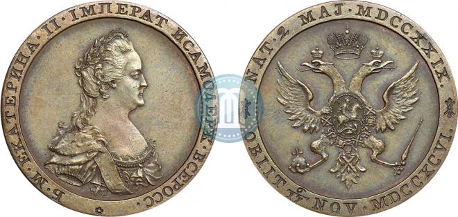 Модуль червонца 1796 года