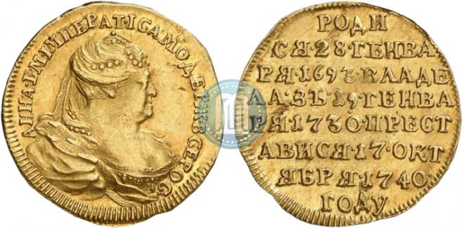 Жетон 1740 года