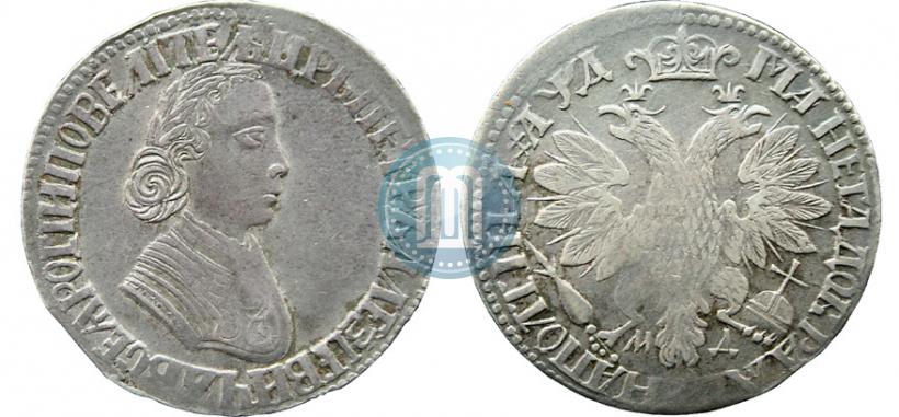 Picture Poltina 1704 year МД "Portrait by F. Alekseev"