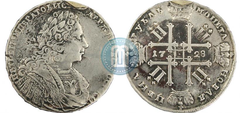 Picture 1 rouble 1728 year  "Type of 1728"