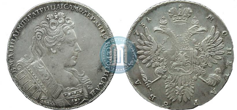 Picture 1 rouble 1731 year  