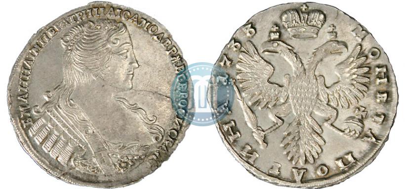 Picture Poltina 1733 year  