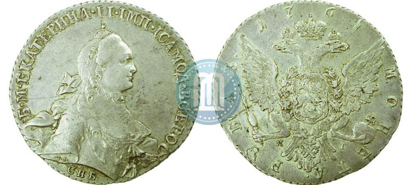 Picture 1 rouble 1764 year СПБ-ЯI 