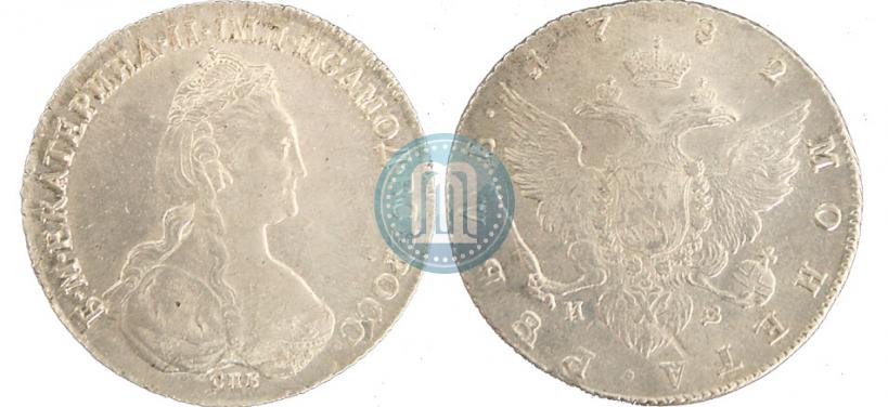 Picture 1 rouble 1782 year СПБ-ИЗ 