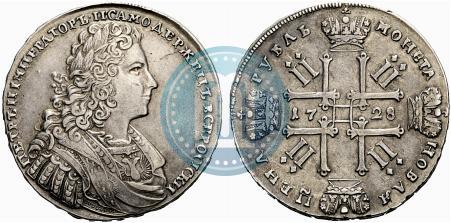 Фото 1 рубль 1728 года  "Тип 1728"