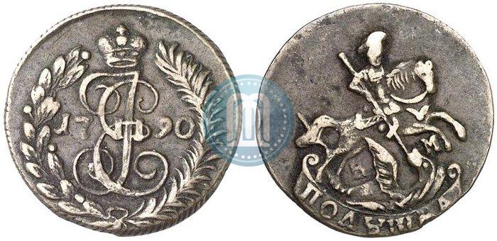 Фото Полушка 1790 года КМ 