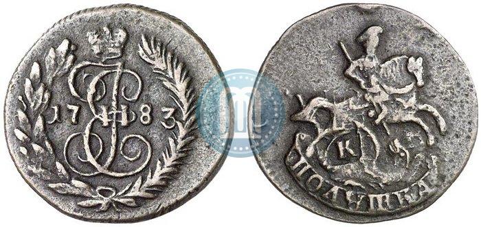Фото Полушка 1783 года КМ 