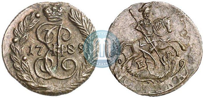 Фото Полушка 1789 года ЕМ 