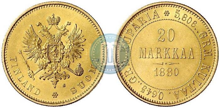 Фото 20 марок 1880 года S 