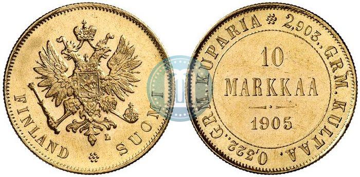 Фото 10 марок 1905 года L 
