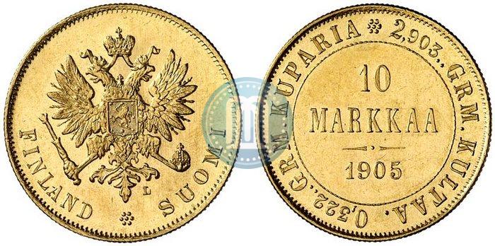 Фото 10 марок 1905 года L 