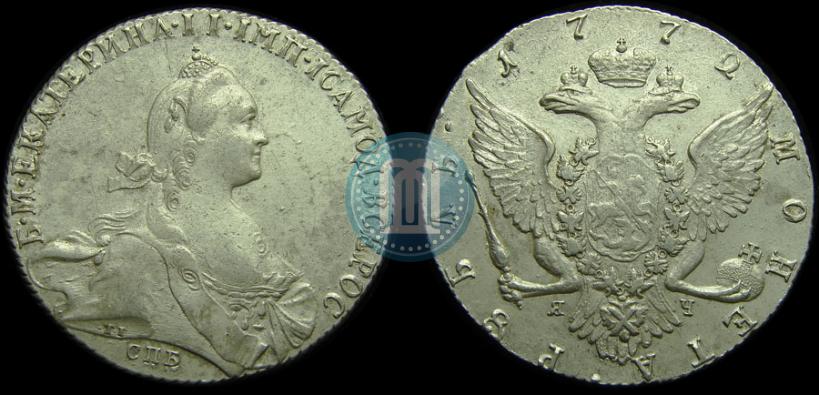 Фото 1 рубль 1772 года СПБ-ЯЧ-Т.I. 
