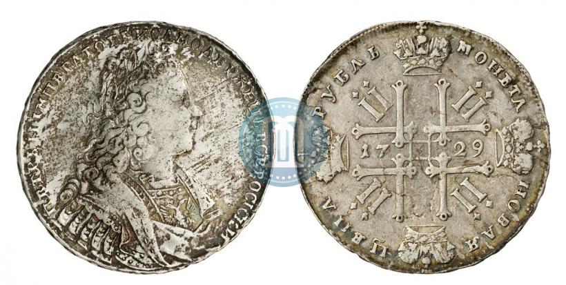 Picture 1 rouble 1729 year  "Type of 1728"