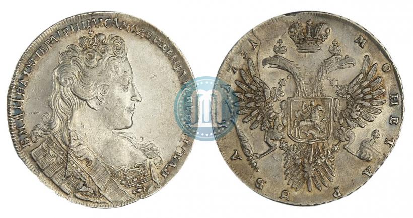 Picture 1 rouble 1731 year  