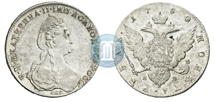Picture 1 rouble 1780 year СПБ-ИЗ 