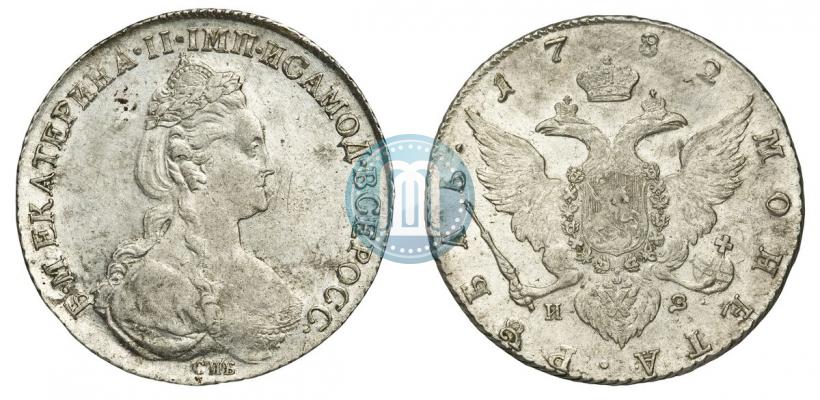 Picture 1 rouble 1782 year СПБ-ИЗ 