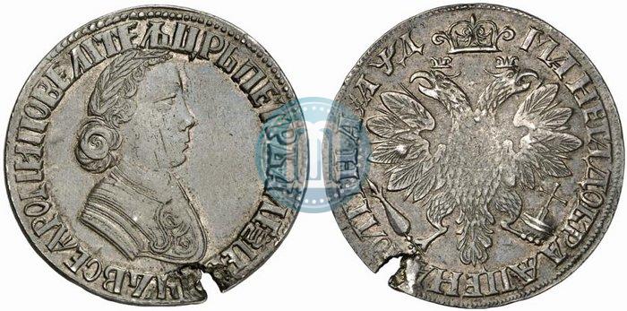 Picture Poltina 1704 year  "Portrait by F. Alekseev"
