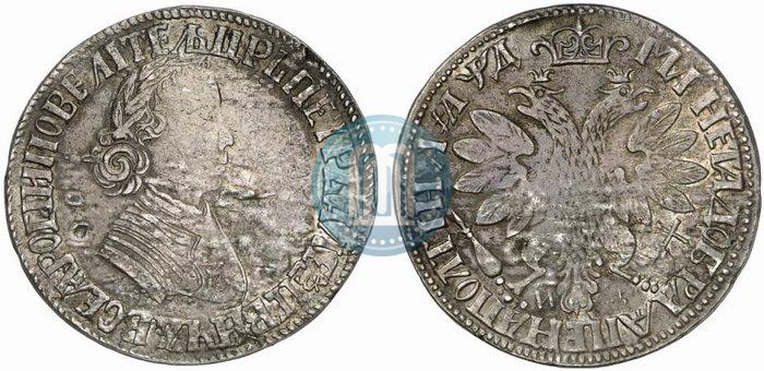Picture Poltina 1704 year МД "Portrait by F. Alekseev"