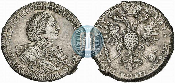 Picture Poltina 1723 year  "Portrait with ermine mantle"