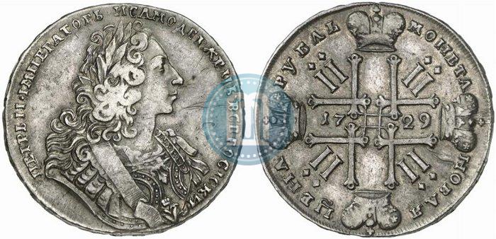 Picture 1 rouble 1729 year  "Type of 1729"