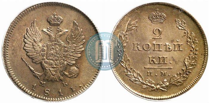 Picture 2 kopecks 1811 year ИМ-МК 