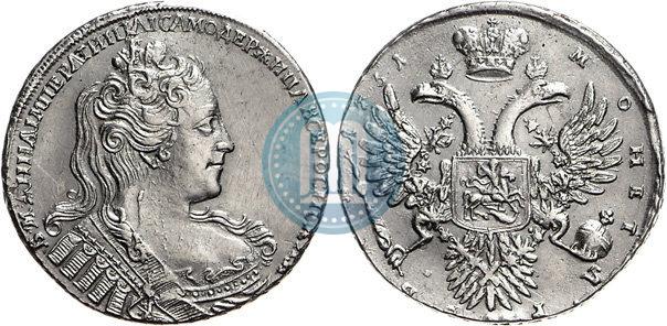 Picture 1 rouble 1731 year  
