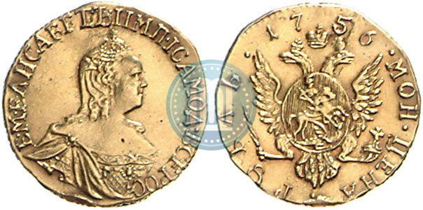 Picture 1 rouble 1756 year  